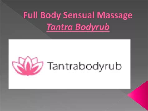 Full Body Sensual Massage Erotic massage Bullsbrook